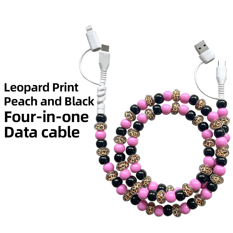 Pearl beaded charging cable stylish shine - Fit for all device