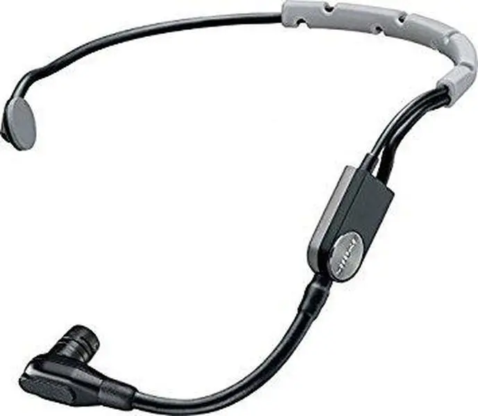 Shure SM35 Headset Condenser Microphone with Windscreen and Inline XLR Preamp