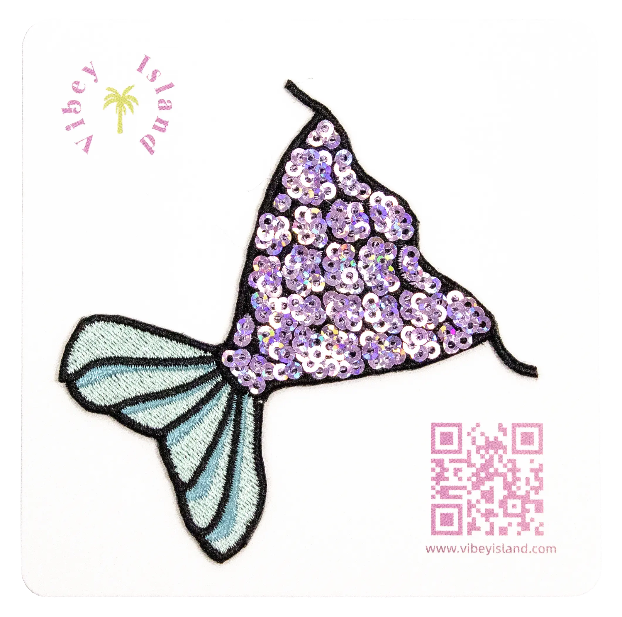 MERMAID TAIL EMBROIDERY PATCH