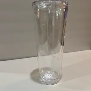 Custom Acrylic 24oz Cup Double Wall for Solutions