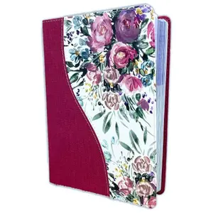 Biblia de una Joven Conforme al Corazón de Dios: RV1960 - Elizabeth George, imit. piel, floral
