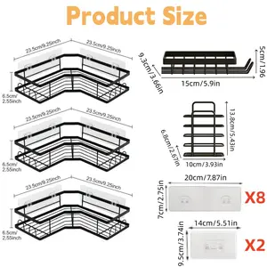 Stainless Steel Shower Caddy Set, Bathroom Organizer, Waterproof Modern Minimalist Shelves with Soap, Shampoo, Body Wash, Toothbrush Basket, Hollow Round Home Decor (Pink),summer