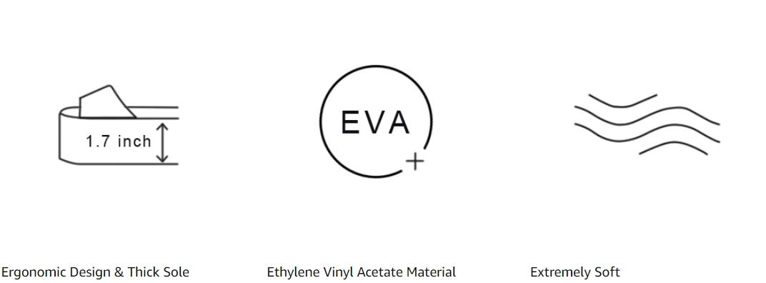 Cloud Slippers for Women and Men, Super Soft with Anti-Skid Sole. These ultra-comfortable, thick sole slides are perfect for indoor and outdoor use, providing ultimate comfort, support, and slip resistance. Ideal for lounging, beach trips, and showers.