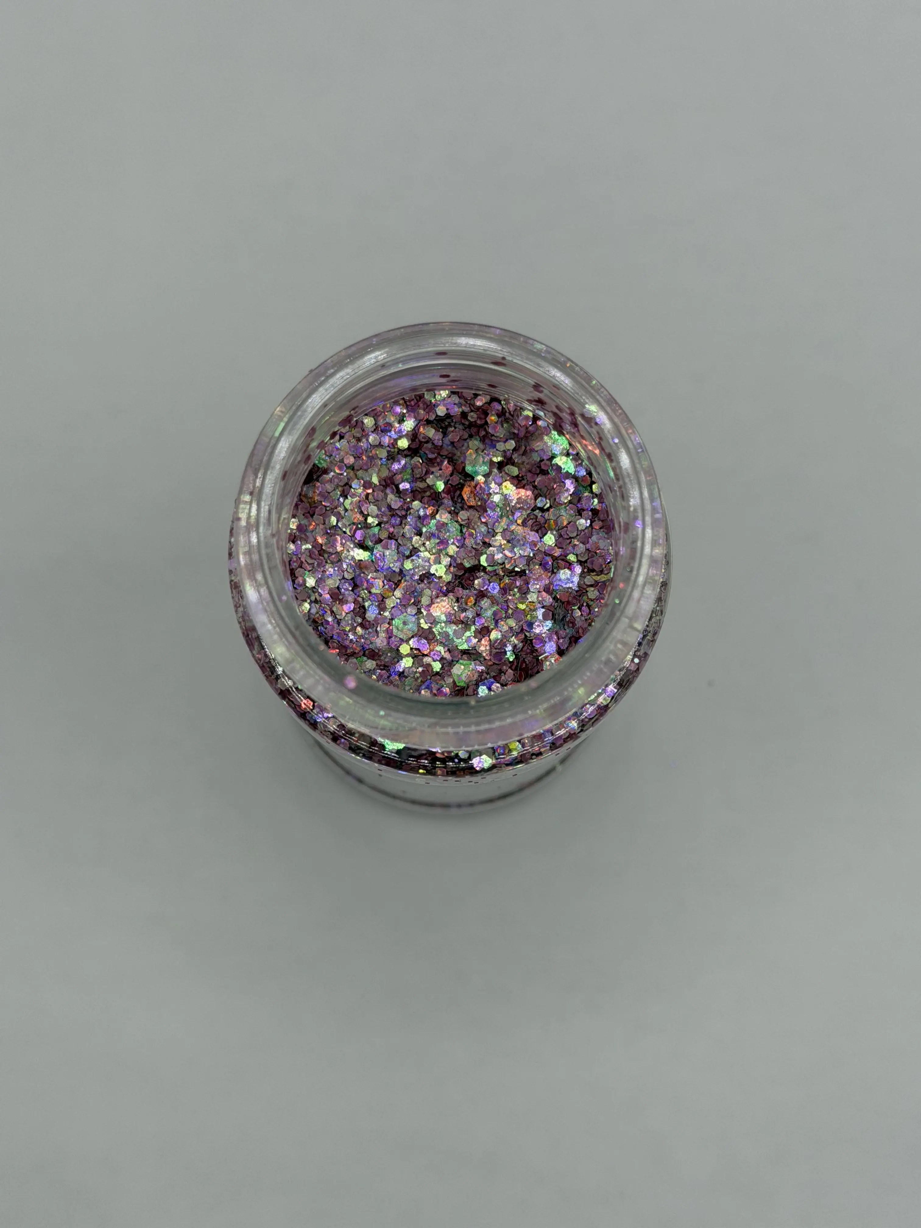 Pink Pop Rocks - Holographic Iridescent Chunky Mix