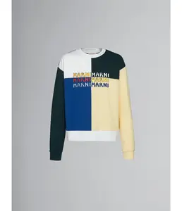 MARNI Puzzle Logo Brushed Sweatshirt Mens Apparel