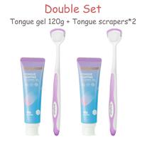 (Tongue Cleaning Gel + Tongue Cleaning Brush)*2