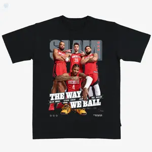 HR Team Graphic T Shirt, SLAM Cover Style Basketball Tee, Unisex Fit for Men and Women