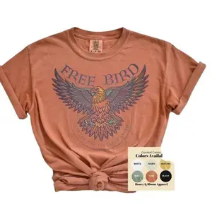 Lynyrd Skynyrd Free Bird Band Tee Vintage Rock Shirt for Music festivals and Concerts Tshirt