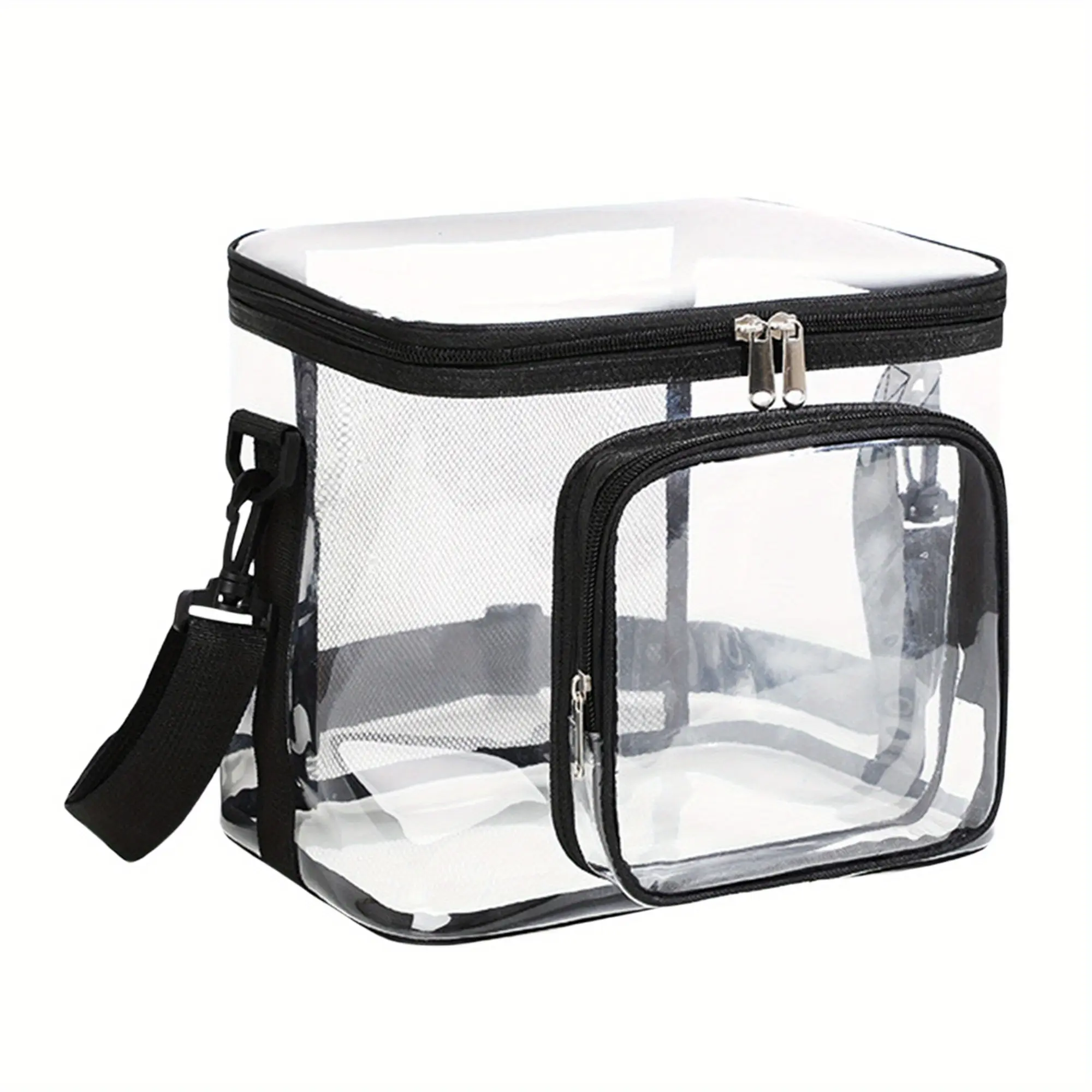 Durable Zipper Lunch Bag - Compact Insulated, Cold Keeping, Easy Carry, On-the-Go Reusable Shoulder Bag for Work, Picnic, Cold Keeping Lunch Bags