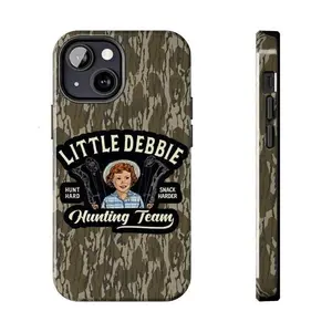 Little Debbie Hunting Team Camo Tough Phone Case-Suitable for iPhone 17-11 Pro Max/Plus and  Samsung Galaxy S23-25