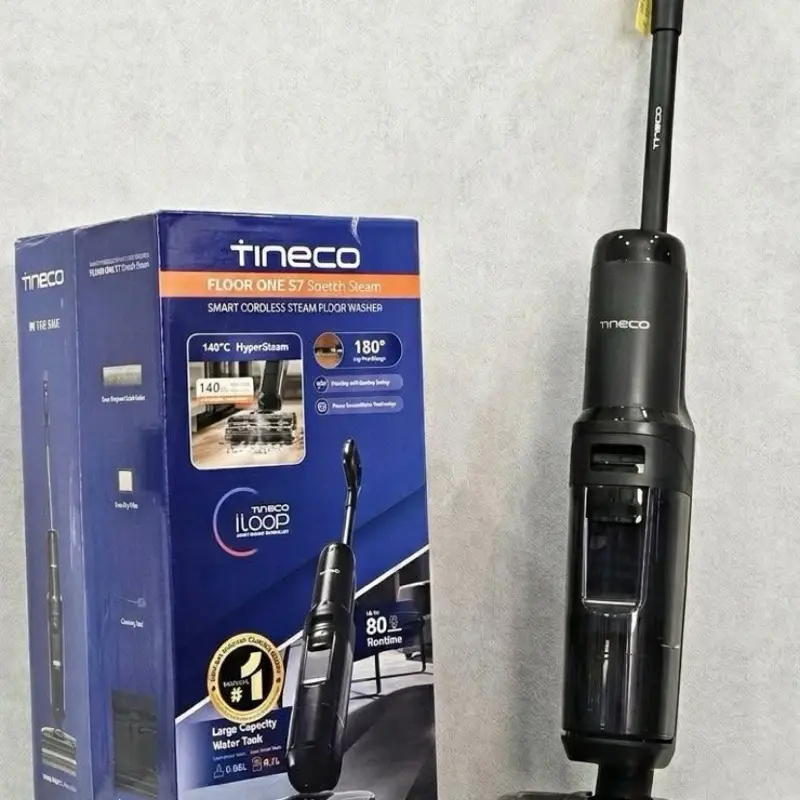 Tineco Floor One S7 Stretch Steam Floor Washer | 80mins Runtime | 25kPa Suction Smart Wet Dry Vacuum Cleaner