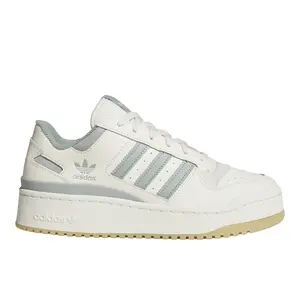 adidas Womens Forum Bold Stripes Lace Up Sneakers Shoes Casual - Off White