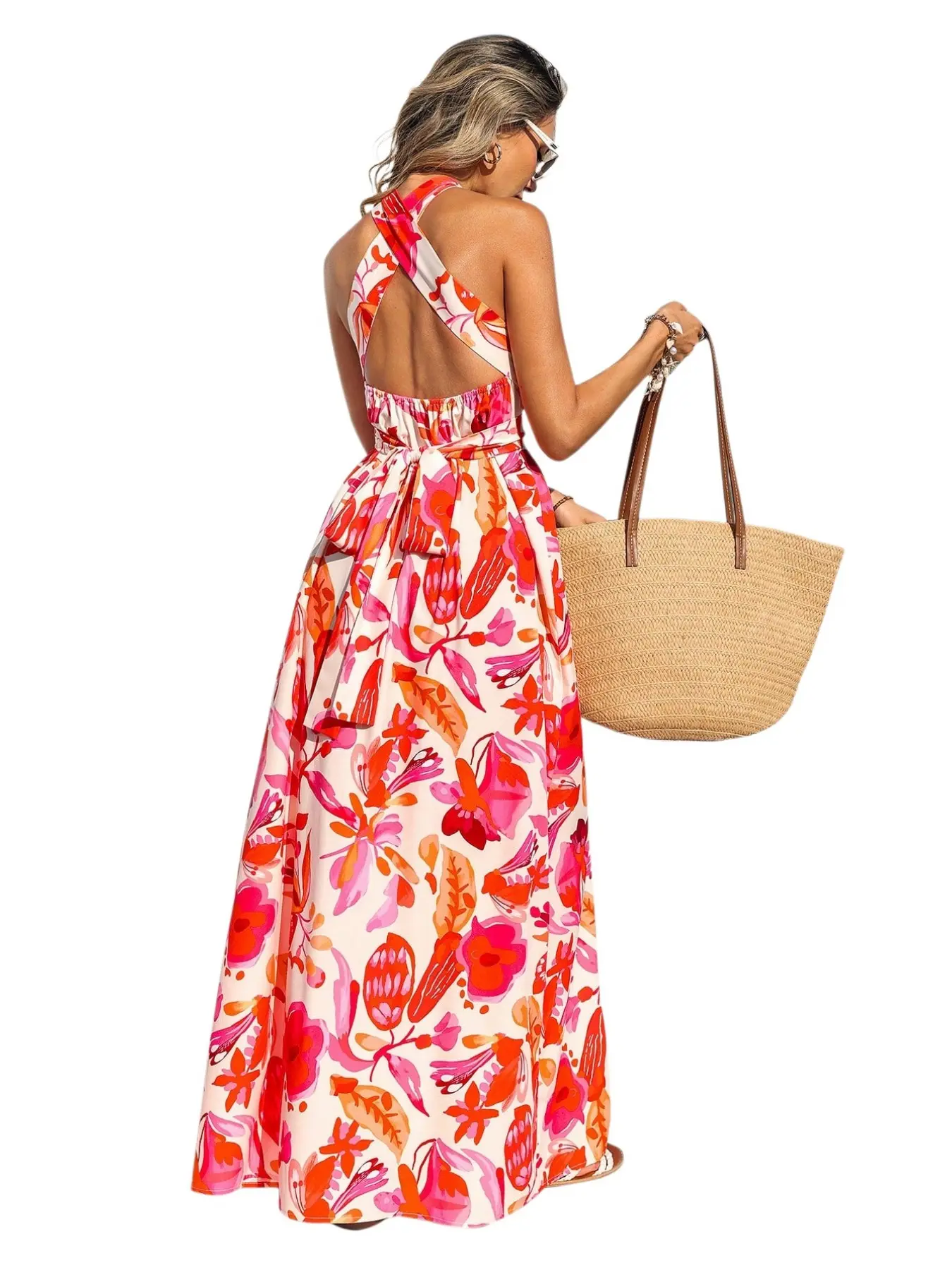tiffany blue cocktail dress Short Floral Print Dress by Tiffany Homecoming 27422 8 / Sweet Pink main image 0