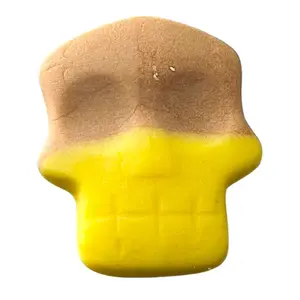 Banana Toffee Swedish Style Skull Gummy Candy | 32 oz (2 LB) Bag of Gummies | Bulk Candy