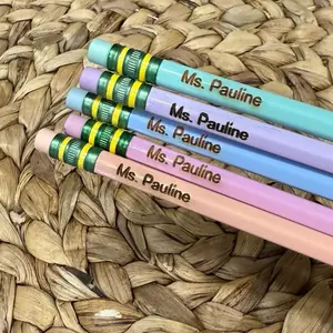 Personalized Custom Name Pencils - Customized Back-to-School Supplies for Kids Engraved Design