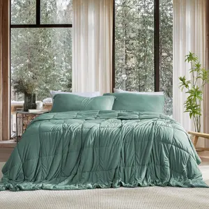 Down with the Thinness - Coma Inducer Oversized Comforter Set - Duck Green