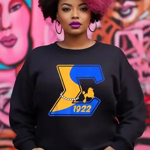 Sigma Gamma Rho Sweatshirt. Sigma Gamma Rho 1922 Sweatshirt. SGRhos, Lady Sigmas, Sigma Women, Pretty Poodles.