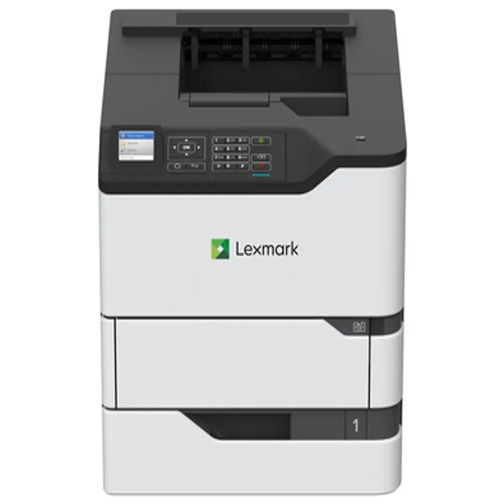 Lexmark 50G0200 MS823dn Monochrome Laser Printer, White and Grey