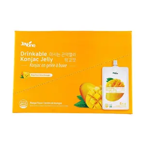 JAYONE Korean Low-Calorie Konjac Jelly - Mango Flavor 150ml x 10 Packs | 0 Fat, 0 Sugar, Only 6 Kcal per Pack! JAYONE Korean Low-Calorie Konjac Jelly - Mango Flavor 150ml x 10 Packs | 0 Fat, 0 Sugar, Only 6 Kcal per Pack!