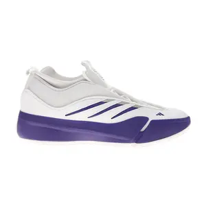 adidas Mens Dame 9 Weber State Wildcats Basketball Sneakers Shoes - White