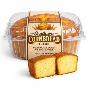 Jo Bakes Southern Round Cornbread – Bakery-Style, Golden & Freshly Baked Cake 20 0Z