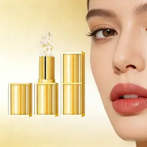 Gold Foil Color-Changing Nourishing Lip Balm Gentle Nourishing Care for Lip Skin Hydrating Lip Balm Moisture Moisturizing Hydrate