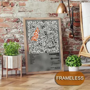 Paramores Poster Music Album Modern Art 2D Poster, Suitable For Bedroom Living Room Decor. Vibrant Colors, Clear Images Ideal For Home Office Decor.