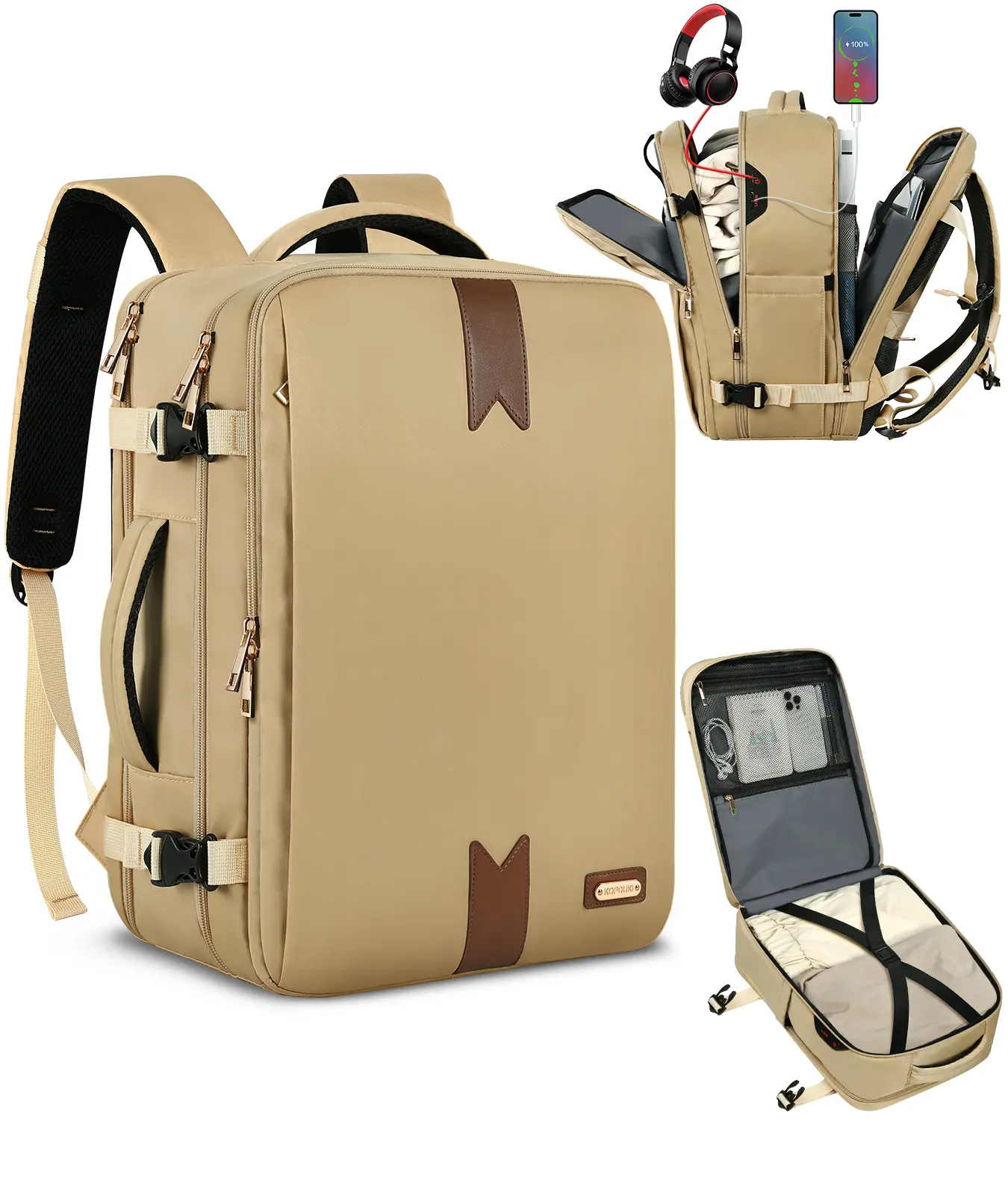 Travel backpack for women Carry on backpack cross-border new style, outdoor travel schoolbag, multi-functional computer backpack