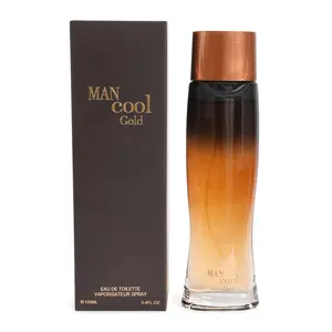 Man Cool Gold Eau de Toilette Spray Cologne for Men 100ml/3.4fl.oz. - Fragrance for Men