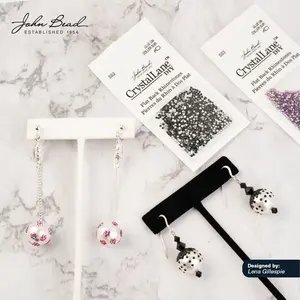 Crystal Lane 288ct SS16 (4mm) Glass Round Flatback Rhinestones for Arts & Crafts, Nail Art, Clothes, Shoes