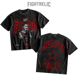 FIGHTRELIC UFC Joshua Van Men's Shirt, UFC Fighters Tshirt MMA Fan, UFC MMA Washed Shirt, UFC Champions Sports Shirt wash shirt, Gift for Him Gift For Her, Made In USA.
