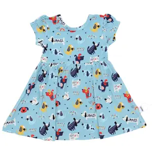 Bamboo Twirl Dress Puppy Parade
