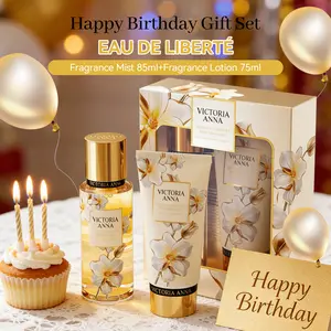 2pcs Birthday Gift Hand Cream Body spray Set, Hand Lotion, Moisturizing Hand Care, Perfect Gift for Winter, Valentine's Day, Teacher Appreciation, Travel Kit