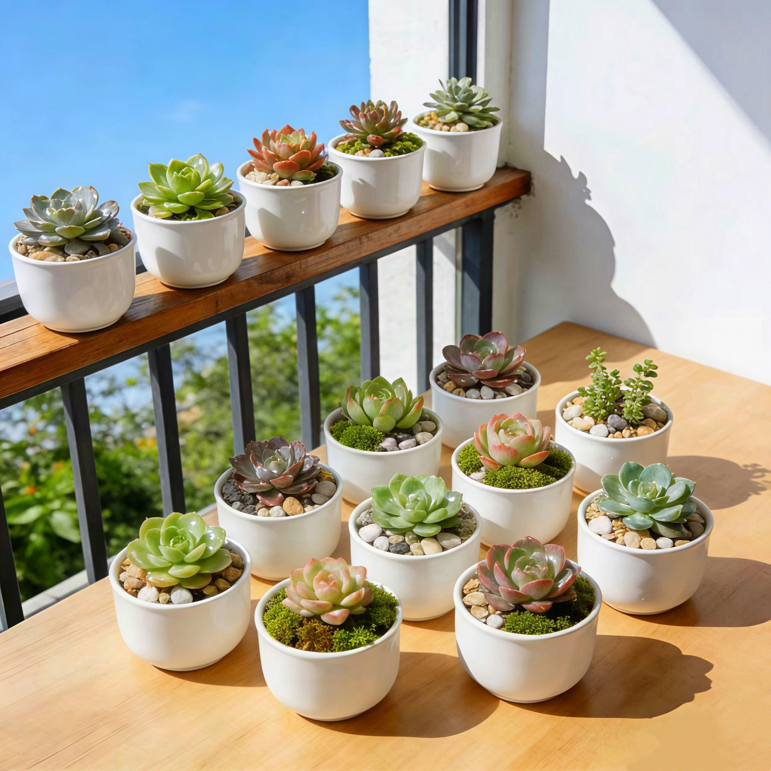 15 Rare Succulent Plants Variety Pack — Live Houseplants Collection with Rosettes & Trailing Succulents for DIY Terrarium Garden