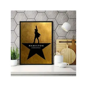 1pc Canvas Poster, Modern Art, Hamilton Alternative Poster Print Wall Art, Ideal For Bedroom, Living Room, Corridor, Gift, Wall Art, Wall Decor, Autumn Decor, Room Decor, Frameless