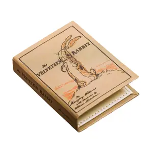 The Velveteen Rabbit Book Replica Wallet – Hardcover-Style Book Wallet for Light Carry, 4 Card Slots, Coin Pocket, Unique Gift for Book Lovers