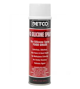 DETCO Food Grade Silicone Spray - Lubrication of Food Packaging Equipment