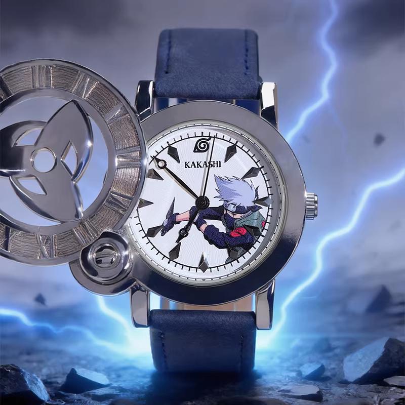 MINISO Naruto Shippuden "Bonds of Shinobi" Mystery Watch Blind Box,Cute Collectible Anime Watch ,Retro Stylish Cute Design  Trendy Watch,Cartoon Gift for Fans Kids Students Adults,Holiday Gift Birthday Gift,Single Box/Whole Set