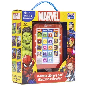 Marvel: Me Reader 8-Book Library and Electronic Reader Sound Book Set [With Electronic Reader and Battery] -- Pi Kids - Boxed Set