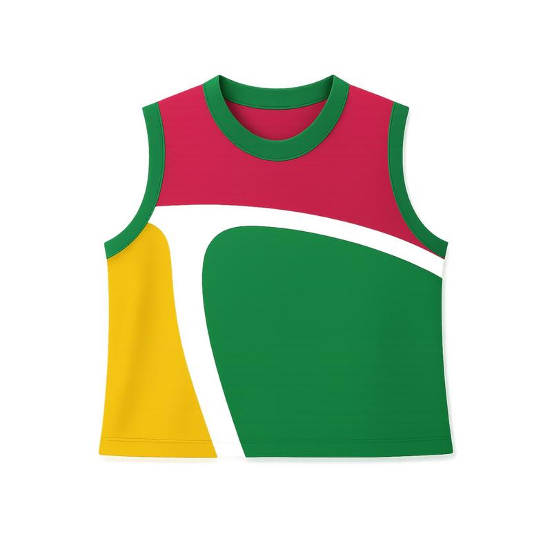 Rework LA Firpo (Crop Soccer Jersey El Salvador), Camisa Futbol Retro Roja 1992 - A women’s rework retro crop jersey combining nostalgic football aesthetics with a modern cropped cut, crafted from breathable fabric for effortless styling