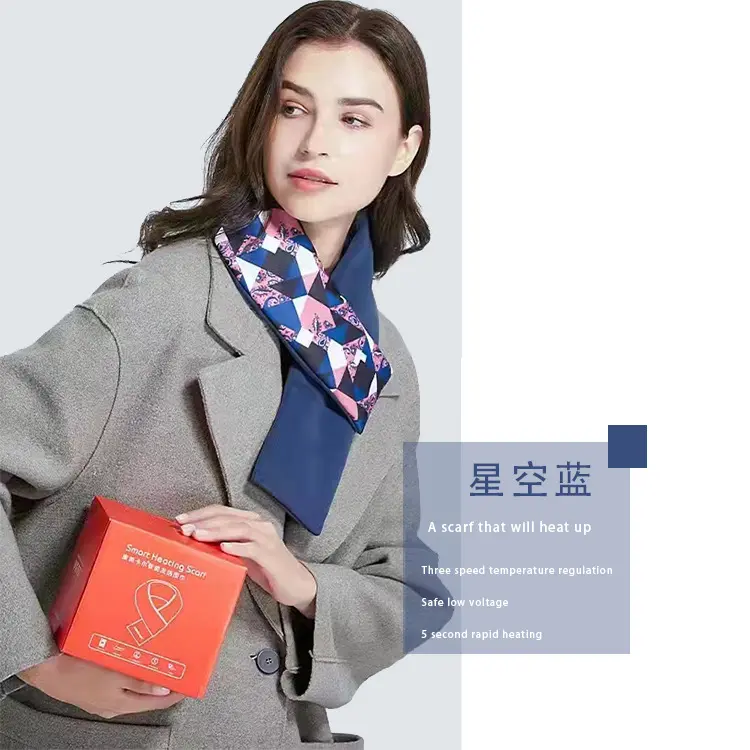 Hot-Selling Winter Electric Heating Scarf Intelligent Constant Temperature Neck Warmer Outdoor Skiing Unisex Cold-Proof Thermal Heating Scarf