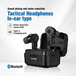 Arm Next E20 Tactical Headset Earplugs, Noise Reduction Hearing Protection, Shooting Noise Cancelling, Nrr27db, Military Grade Soundproofing