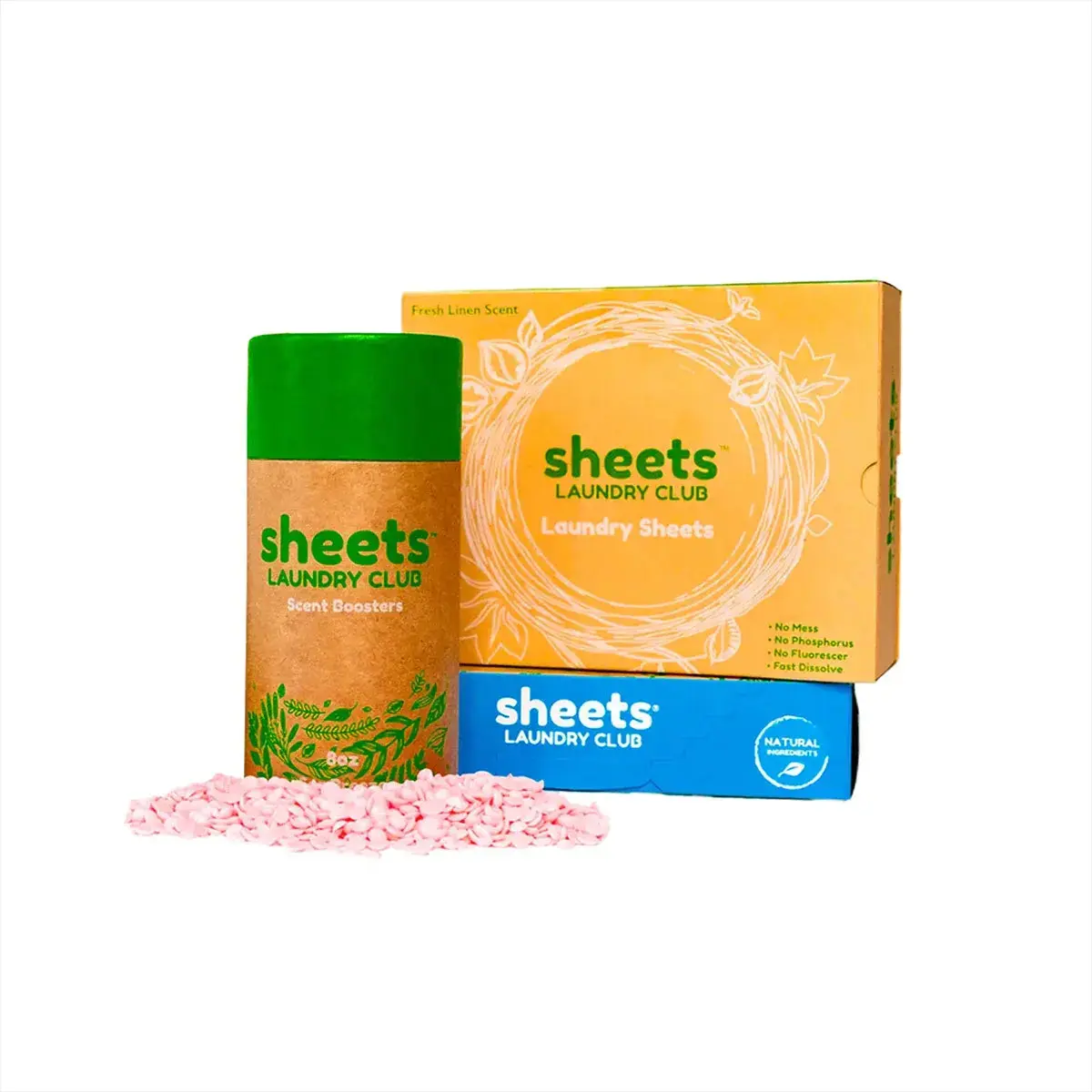 1 Month Eco Friendly Laundry Supply Kit – Detergent Sheets + Scent Booster + Dryer Sheets 1 Month Eco Friendly Laundry Supply Kit – Detergent Sheets + Scent Booster + Dryer Sheets