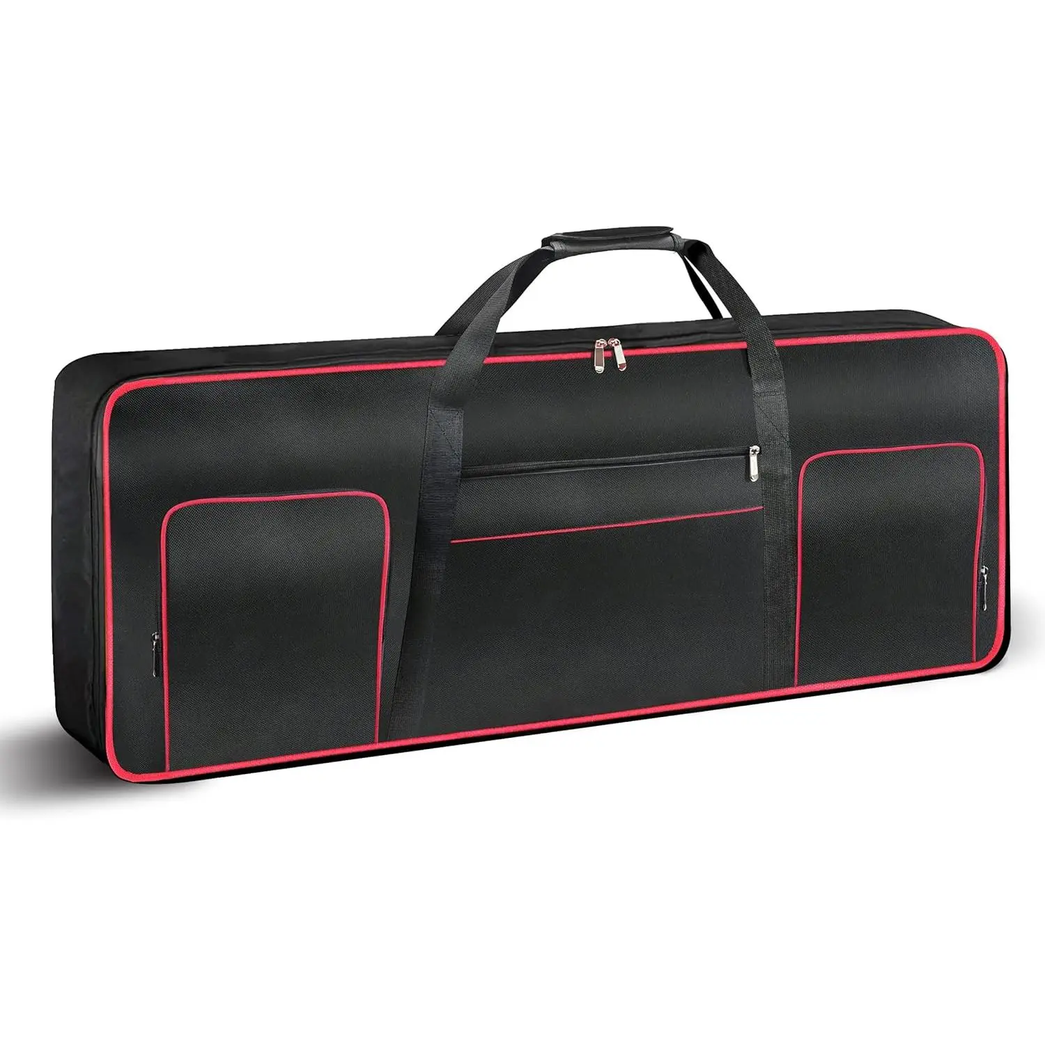 61 Key Keyboard Gig Bag Case,Portable Durable Keyboard Piano  600D Oxford Cloth with 10mm  Padded Case Gig Bag 40"x16"x6"