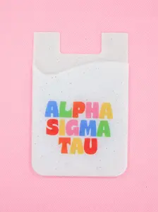 Alpha Sigma Tau Shimmer Phone Wallet