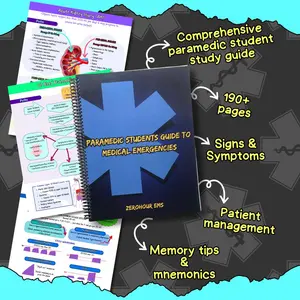 Paramedic Students Guide to Medical Emergencies. A comprehensive paramedic student study guide, designed for paramedic students from day one of class through passing the NREMT! Book
