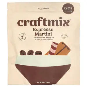 Craftmix Espresso Martini, 12 Packets, 0.25 oz (7 g) Each