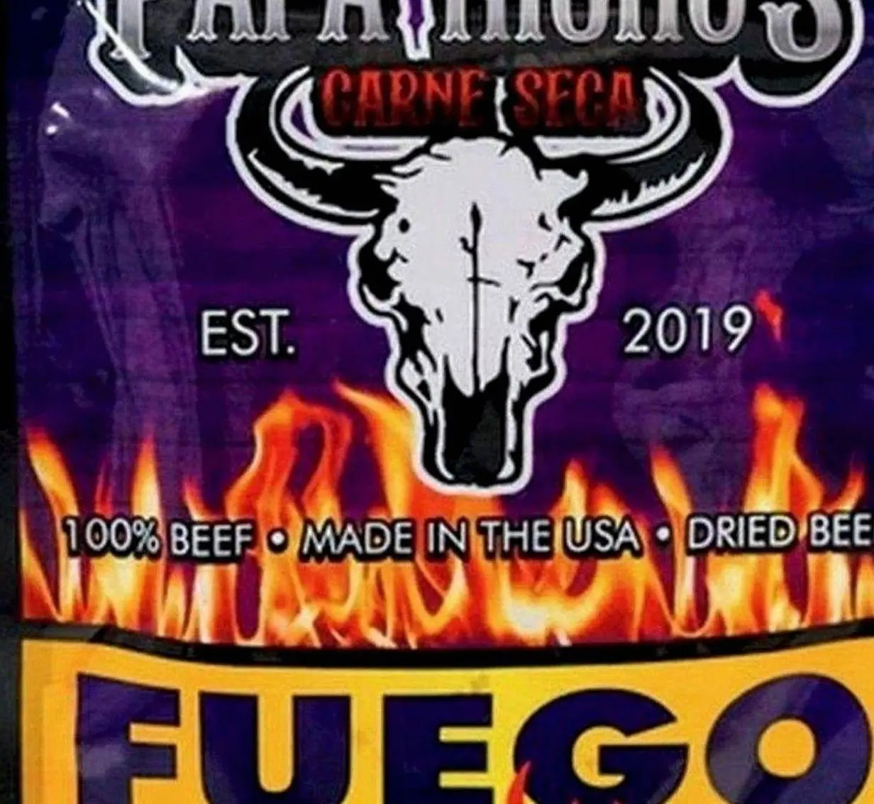 NEW 2025!!! Fuego Beef Jerky - Carne Seca 1.3 OZ