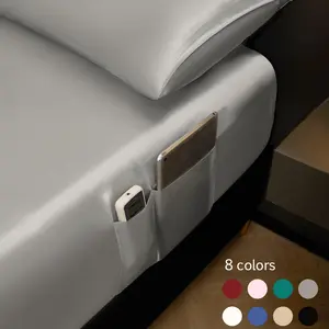 Solid Color Bed Skirt Set, 3 Counts/set Including 1 Count Bed Skirt & 2 Counts Pillowcase without Filler, Soft Comfortable Bedding Set for Bedroom, Dormitory, Hotel, Bedset