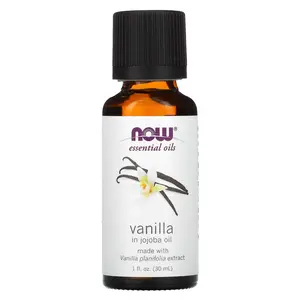 NOW Foods Essential Oils, Vanilla in Jojoba Oil, 1 fl oz (30 ml)